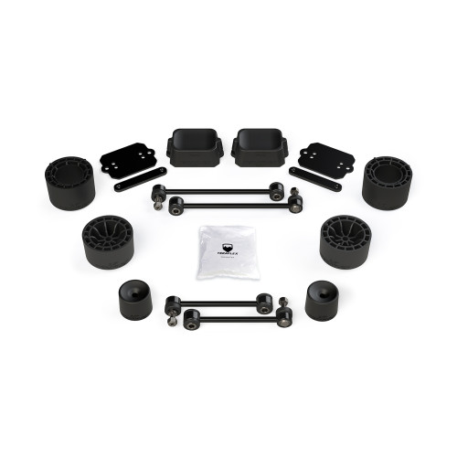PartzBiz CM: 1365210-ชุดยกแบบสเปรเซอร์ 2.5 นิ้ว Performance สำหรับ Jeep JL 4dr Rubicon - ไม่รวมโช้คอัพหรือส่วนต่อขยาย
