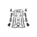 PartzBiz CM: 1533300 / 1533320 / 1533330 / 1533340-JL 4dr: ชุดระบบช่วงล่าง Alpine RT3 Long Arm ขนาด 3.5