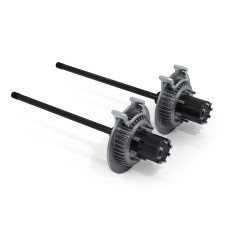 PartzBiz CM 3043100 - JK: Dana 44 Rear Axle 8-Lug Full-Float Conversion & Slotted Big Rotors-30-Spline PartzBiz CM 3043100 - JK: Dana 44 Rear Axle 8-Lug Full-Float Conversion & Slotted Big Rotors-30-Spline