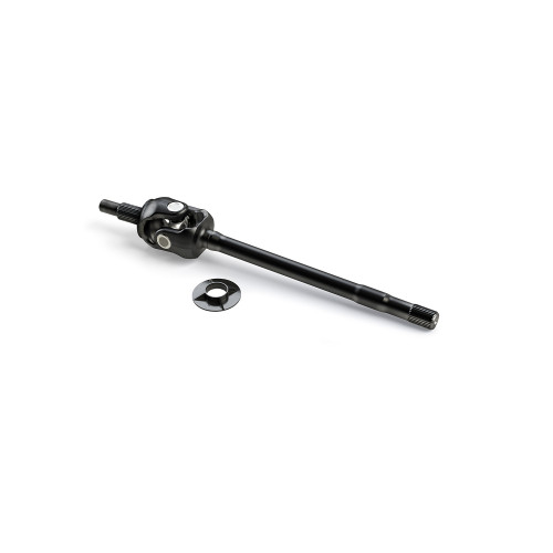 PartzBiz CM: 3333118-JK: Tera30 Front Axle Shaft W/ Outer Stub & Rubicon U-Joint - Left - 27-Spline PartzBiz CM: 3333118-JK: Tera30 Front Axle Shaft W/ Outer Stub & Rubicon U-Joint - Left - 27-Spline