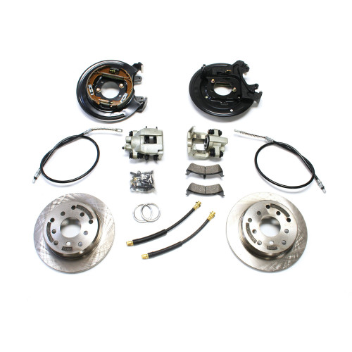 PartzBiz CM: 4354425-TJ: Rear Disc Brake Conversion Kit W/ E-Brake Cables PartzBiz CM: 4354425-TJ: Rear Disc Brake Conversion Kit W/ E-Brake Cables