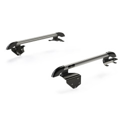 PartzBiz CM 4722030 - JK 2dr: Nebo Roof Rack Main Rail Kit - Silver