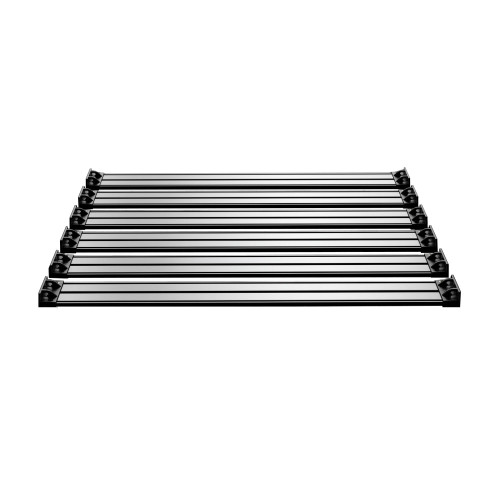 PartzBiz CM: 4722050-ชุดแผ่นรองรับสัมภาระ Nebo Roof Rack สำหรับ JK 4dr - สีเงิน (6 ชิ้น)