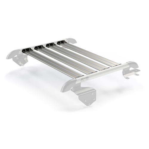 PartzBiz CM: 4722052-JK: Nebo Roof Rack Cargo Slat Kit - Silver (4-Piece)