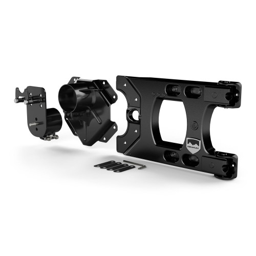 PartzBiz CM: 4838150-JK: Alpha HD Hinged Spare Tire Carrier & Adjustable Spare Tire Mount Kit - 5x5 PartzBiz CM: 4838150-JK: Alpha HD Hinged Spare Tire Carrier & Adjustable Spare Tire Mount Kit - 5x5