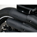 PartzBiz HD: MCHD01S007-BLK-ท่อไอเสีย Cobra Sport Twin GP Blackout Half System สำหรับ Harley-Davidson Sportster S (2021+)