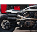 PartzBiz HD: MCHD01S007-BLK-ท่อไอเสีย Cobra Sport Twin GP Blackout Half System สำหรับ Harley-Davidson Sportster S (2021+)