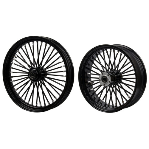 PartzBiz HD: 190324568-Fat Spoke Tubeless Wheel For Harley Sofail 2018+ Street Bob & Softail Standard - 16x5.5” Rear Wheel