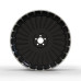 PartzBiz HD: 190324581-Hoprousa 3D Custom Motorcycle Blade Stripe Forged Rear Front Wheels with Hubs For 2018-2025 Harley Softail Fat Boy Breakout Street Bob - 21x3.5