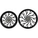 PartzBiz HD: 190325875-Hoprousa Motorcycle Front Rear Hollow-out Bole Wheels Custom Forged Gloss Black Rims for Harley Sotail Streetbob/Softail Standard 2018-2024 - 21x3.5inch Front Wheel For 2018+ Streetbob/Softail Standard PartzBiz HD: 190325875-Hoprousa Motorcycle Front Rear Hollow-out Bole Wheels Custom Forged Gloss Black Rims for Harley Sotail Streetbob/Softail Standard 2018-2024 - 21x3.5inch Front Wheel For 2018+ Streetbob/Softail Standard