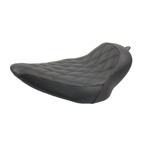 PartzBiz HD: 190325879-Riders Solo Seat Fits 180/200mm Short Rear Fender for Harley Davidson 2018+ Street Bob Fatbob Low Rider - Black Stitching PartzBiz HD: 190325879-Riders Solo Seat Fits 180/200mm Short Rear Fender for Harley Davidson 2018+ Street Bob Fatbob Low Rider - Black Stitching