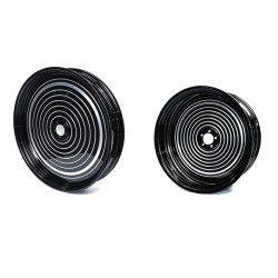 PartzBiz HD 190325887 - Hoprousa 3D Custom Motorcycle Cast Forged FAT CIRCLE Rear Front Wheels For 2018-2023 Harley Softail Fatboy Breakout - 23x3.75