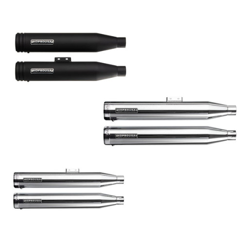 PartzBiz HD: 190341236-Slip-on Mufflers Deep Sound For 2018-2024 Harley Softail Fatboy Breakout Street Bob Slim Low Rider Heritage Classic Deluxe - Black-short PartzBiz HD: 190341236-Slip-on Mufflers Deep Sound For 2018-2024 Harley Softail Fatboy Breakout Street Bob Slim Low Rider Heritage Classic Deluxe - Black-short