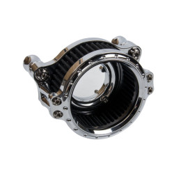 PartzBiz HD 190354793 - Round Air Cleaner For Harley Davidson 91-UP XL SPORTSTER - chrome