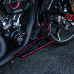 PartzBiz HD: 19041479-Flying Rider Stretched Floorboards For Harley Softail 2018+ Fat Boy/Heritage Classic/Deluxe/Slim - Blue