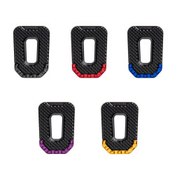 PartzBiz HD 190425854 - Panda Passenger Floorboards For Harley 1986+ Touring All models - Black & Blue