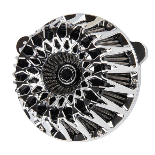 PartzBiz HD: 19051413-Spider Air Cleaner For Harley Davidson 2024+ Touring 117/121 & 2025+ Softail 117 All Models - Chrome PartzBiz HD: 19051413-Spider Air Cleaner For Harley Davidson 2024+ Touring 117/121 & 2025+ Softail 117 All Models - Chrome