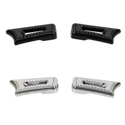 PartzBiz HD 190525848 - Dagger Rider/Passenger Footboard For Harley 2018-2025 Softail Standard Street Bob Low Rider S/ST Breakout - Rear passenger / Black