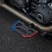 PartzBiz HD: 19054122-Panda Rider Footboard For Harley 2018-2025 Softail Standard Street Bob Low Rider S/ST Breakout - Black+Purple