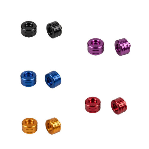 PartzBiz HD: 19061267-Front Axle Nut Covers for Harley 2018+ M8 Street Bob Fat Boy Breakout Softail Standard - Blue / Breakout Front