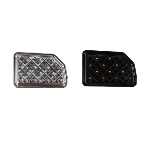 PartzBiz HD: 19064789-Waffle Matching Brake Pad For Harley 2018+ Fat Boy/Breakout - Black