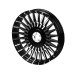 PartzBiz HD: 19071245-3D Blade Hollow-out Forged Wheels with Hubs For 2018+ Harley Softail Models - 18x4.25 Front wheel For 2018+ Fat Boy