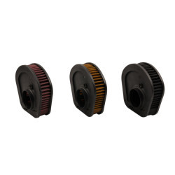 PartzBiz HD AIR-K4-RED - Hoprousa High-Flow Washable Motorcycle Air Filter For Replacement(OEM# 29400248) Fit For Harley Softail 18-later with 107 Engine BREAKOUT HERITAGE CLASSIC DELUXE FAT BOY - Red