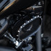 PartzBiz HD: AIR-M8-RBKW-Hoprousa Motorcycle Air Intake System CNC Black Transparent Air Cleaner High Performance For Harley Davidson 2018+ Softail All Model Fatboy Breakout 2017+ Touring All Model Road King Street Electra Glide Trike - with Red Filter