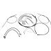 PartzBiz HD: CA03-Hoprousa Black Handlebar Cable Brake & Clutch Line Wire Kits 4 PartzBiz HD: CA03-Hoprousa Black Handlebar Cable Brake & Clutch Line Wire Kits 4