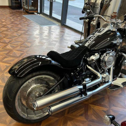 PartzBiz HD FDR-LG260-UNP - Long Rear Fender With Brake Turn Lights For Harley Davidson Fatboy Breakout 2018-2025 - Unpainted