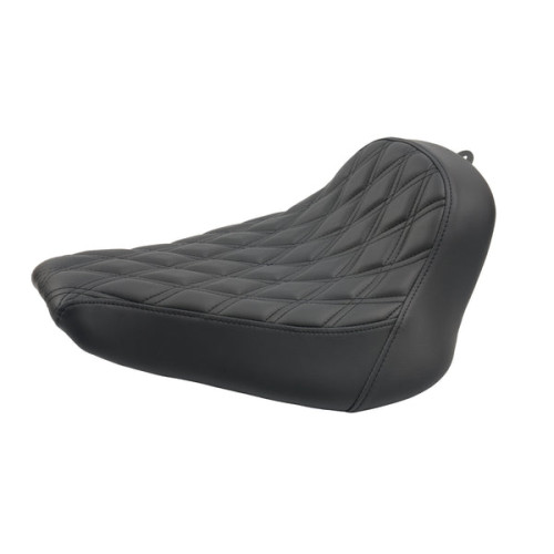 PartzBiz HD: SE-ST260-BK-Riders Diamond Solo Seat for Short Rear Fender Fit For Harley Davidson Softail 2018-2025 Breakout & Fat Boy - Black Stitching / 2018-2025 Fat Boy & Breakout PartzBiz HD: SE-ST260-BK-Riders Diamond Solo Seat for Short Rear Fender Fit For Harley Davidson Softail 2018-2025 Breakout & Fat Boy - Black Stitching / 2018-2025 Fat Boy & Breakout
