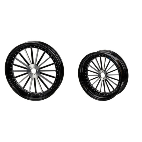 PartzBiz HD: WHL-16RF-BB-3D Forged Spoke Rivet Wheel For Harley Davidson 2018+ Softail Models - 16x5.5 PartzBiz HD: WHL-16RF-BB-3D Forged Spoke Rivet Wheel For Harley Davidson 2018+ Softail Models - 16x5.5