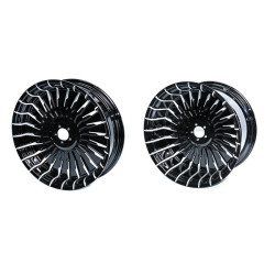 PartzBiz HD WHL-FB18-3 - 3D Blade Forged Wheels with Hubs For 2018+ Harley Softail Models - 18x5.5