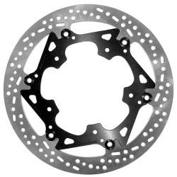 PartzBiz HD BTHD-37R.SL - Braketech Axis RR Front Floating Rotor (Left, Spoke Mount)