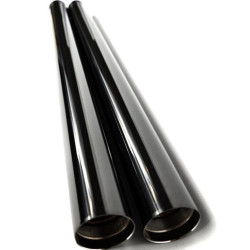 PartzBiz HD DLC-SP-02-GD-02 - DLC Performance Coated HD Tubes - Dyna (49 mm 27-1/2 (14-17 models), Aftermarket Suspension Kit, Gold)