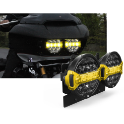PartzBiz HD DNL.D14.10200.K - DENALI D14 Destroyer Headlight Kit ('15-'23 Road Glide)
