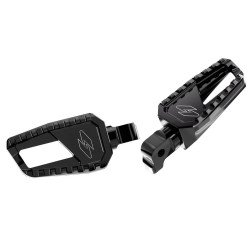 PartzBiz HD IN-FC-01-B - Apex Edge Foot Pegs - Indian Cruiser (Black)