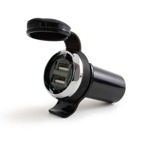 PartzBiz HD: K0008000-KOSO Dual USB Adaptor for Harley-Davidson PartzBiz HD: K0008000-KOSO Dual USB Adaptor for Harley-Davidson