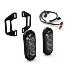 PartzBiz HD LAH.23.10500 - Plug-&-Play Rear T3 Turn Signal License Plate Kit for Harley-Davidson Pan America 1250