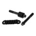 PartzBiz HD: UN-BR-T70-BM-Radial Caliper Titanium Hardware Kit - Universal (70mm, Black and Polished)