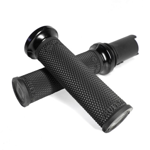 PartzBiz HD: V30HTCB-B-H-D 2023+ CVO: V-TWIN LOCK-ON™ RUFFIAN GRIP SET (Black / Black) PartzBiz HD: V30HTCB-B-H-D 2023+ CVO: V-TWIN LOCK-ON™ RUFFIAN GRIP SET (Black / Black)