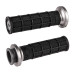 PartzBiz HD: V31ITW-BB-B-Indian V-Twin Lock-One HART-LUCK Signature Full-Waffle Grip Set (Black/Black)