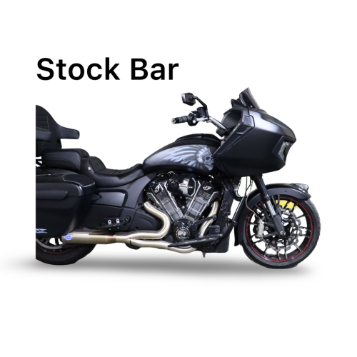 PartzBiz HD: 3471279-KST Kustoms Polished 14” Comanche Bagger Handlebars Bars Apes Indian Challenger