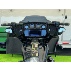 PartzBiz HD PATRIOT14B - KST Kustoms Gloss Black 14 Patriot Bagger Handlebars Bars Harley Touring Batwing PartzBiz HD PATRIOT14B - KST Kustoms Gloss Black 14 Patriot Bagger Handlebars Bars Harley Touring Batwing