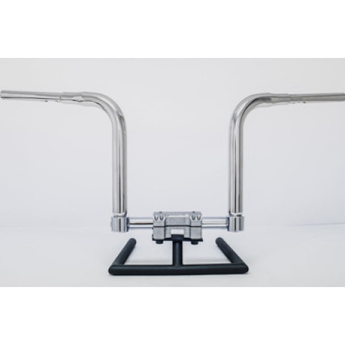 PartzBiz HD: 3471131-KST Kustoms Polished 12” Pioneer Handlebars Bars Harley Road King Glide Bagger