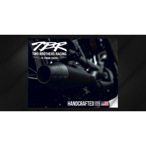 PartzBiz HD: 3459300-Two Brothers Racing Chrome Harley 17-20 Touring Slip-On Mufflers Exhaust Pipes