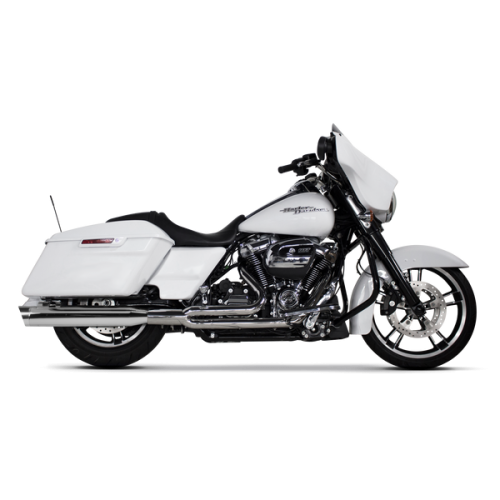 PartzBiz HD: 3459554-Two Brothers Stainless Shorty 2 Into 1 2-1 Exhaust Header Pipes Harley Touring
