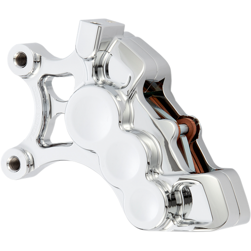 PartzBiz HD: 3486526-Arlen Ness 6 Piston Bore Caliper Chrome Front Left 11.8 Harley Big Twin XL 06-21 PartzBiz HD: 3486526-Arlen Ness 6 Piston Bore Caliper Chrome Front Left 11.8 Harley Big Twin XL 06-21
