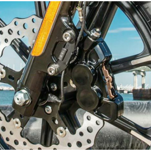 PartzBiz HD: 3486522-Arlen Ness 4 Piston Caliper Black Billet Front Left 11.8 Harley BigTwin XL 06-21 PartzBiz HD: 3486522-Arlen Ness 4 Piston Caliper Black Billet Front Left 11.8 Harley BigTwin XL 06-21