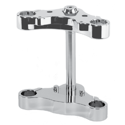 PartzBiz HD: 3462647-Chrome Paughco 5 Degree Raked Triple Tree Harley Narrow Glide Sportster Dyna FXR PartzBiz HD: 3462647-Chrome Paughco 5 Degree Raked Triple Tree Harley Narrow Glide Sportster Dyna FXR
